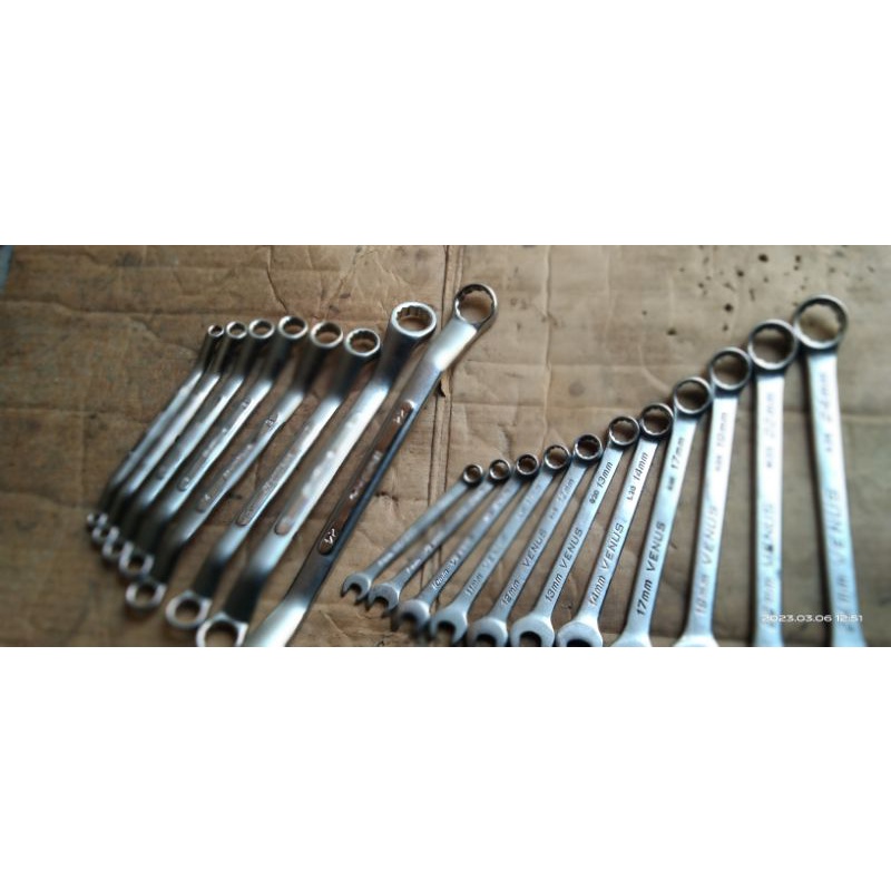Jual kunci satu set.dabel ring multi pro.(6-24)isi(8,pcs) | Shopee ...