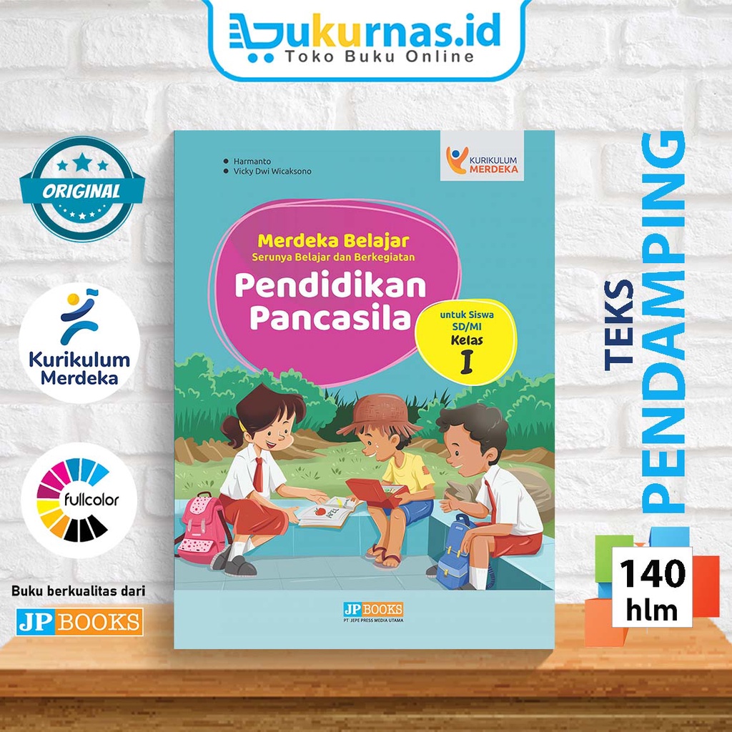 Jual Buku Teks Pendamping Pendidikan Pancasila SD/MI Kelas 1 Kurikulum ...