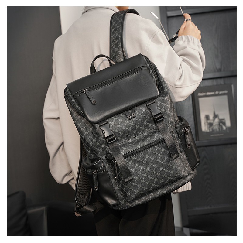 M119 Tas Ransel LV louis vuitton Kulit Pria Backpack PU Leather