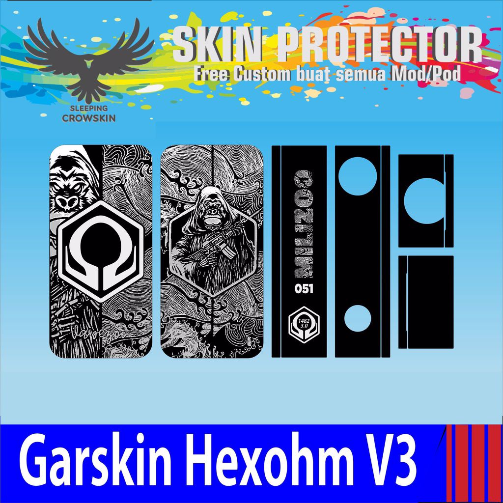 Jual Premium Garskin/Stiker Hexohm V3 ANODIZED Custom & Bayar Ditempat ...