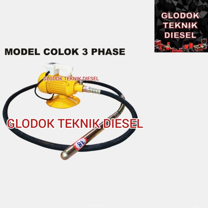 Jual Produk Terbaru Concrete Vibrator Electrik Tigon 2 Hp 3 Phase Model ...