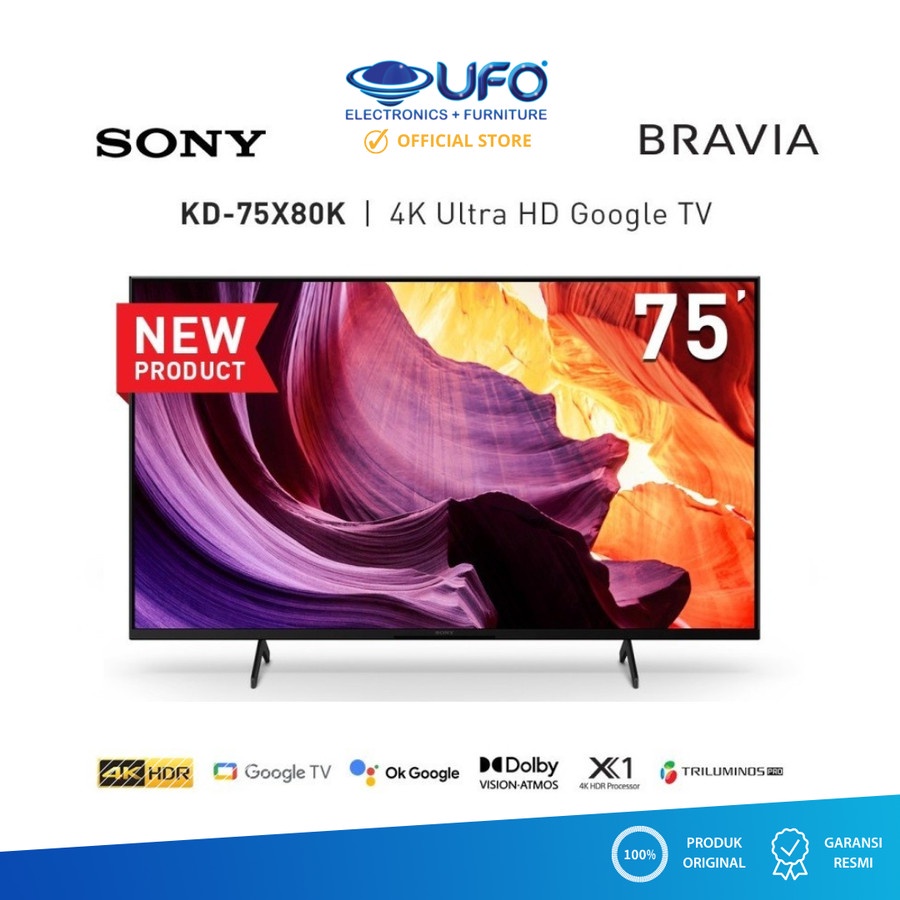 4K TV Google KD-75X80K, 75