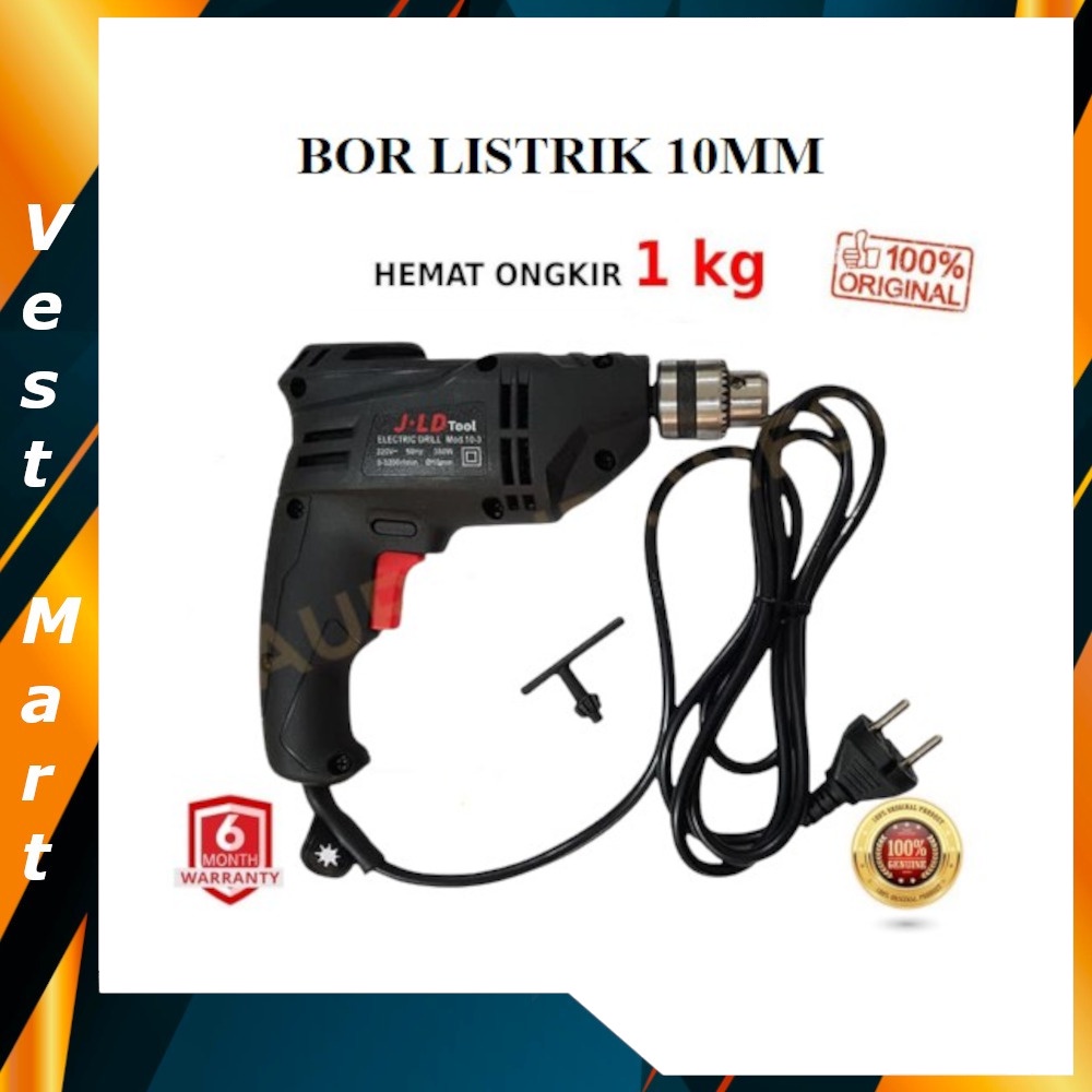 Jual Mesin Bor Listrik Murah JLD Tools 10mm Power Full Mesin Bor ...