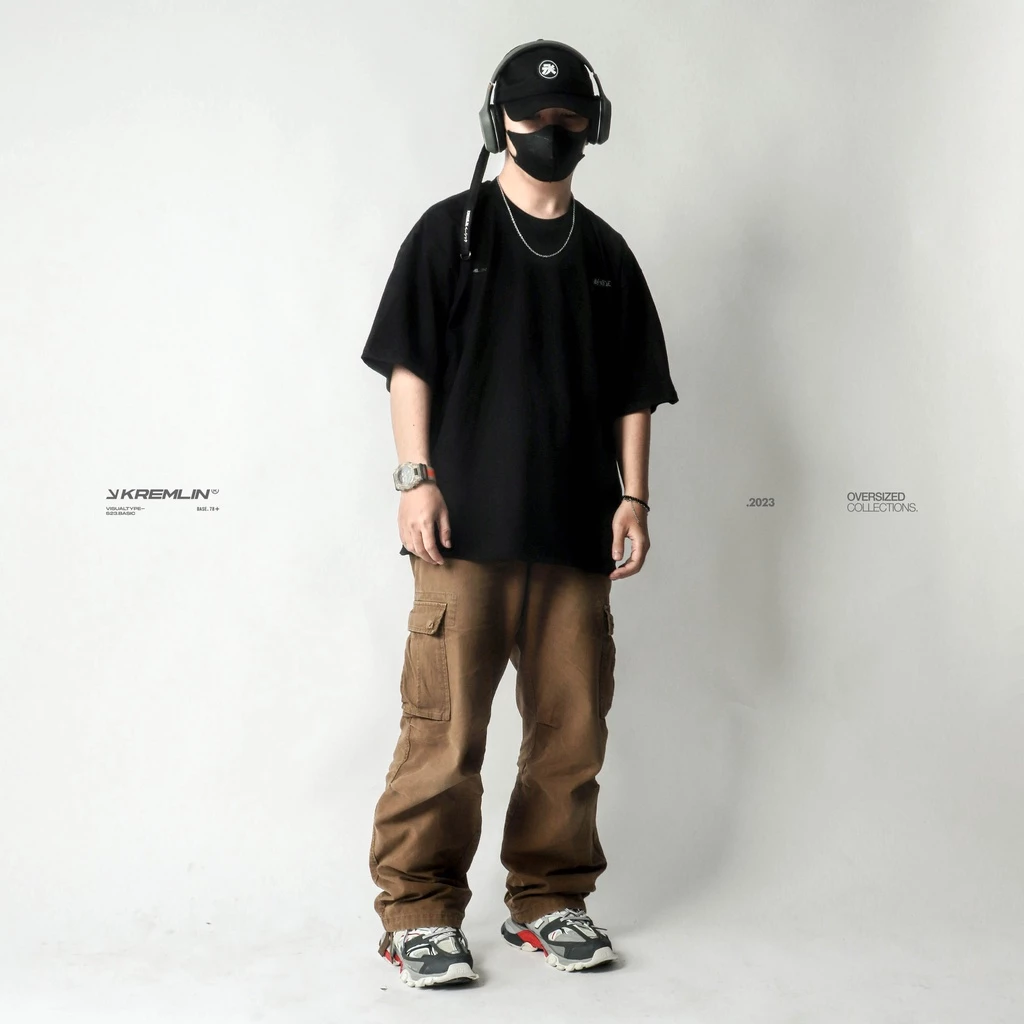 KREMLIN Oversize T-Shirt Shinjuku Black Premium Japan Streetwear foto 3