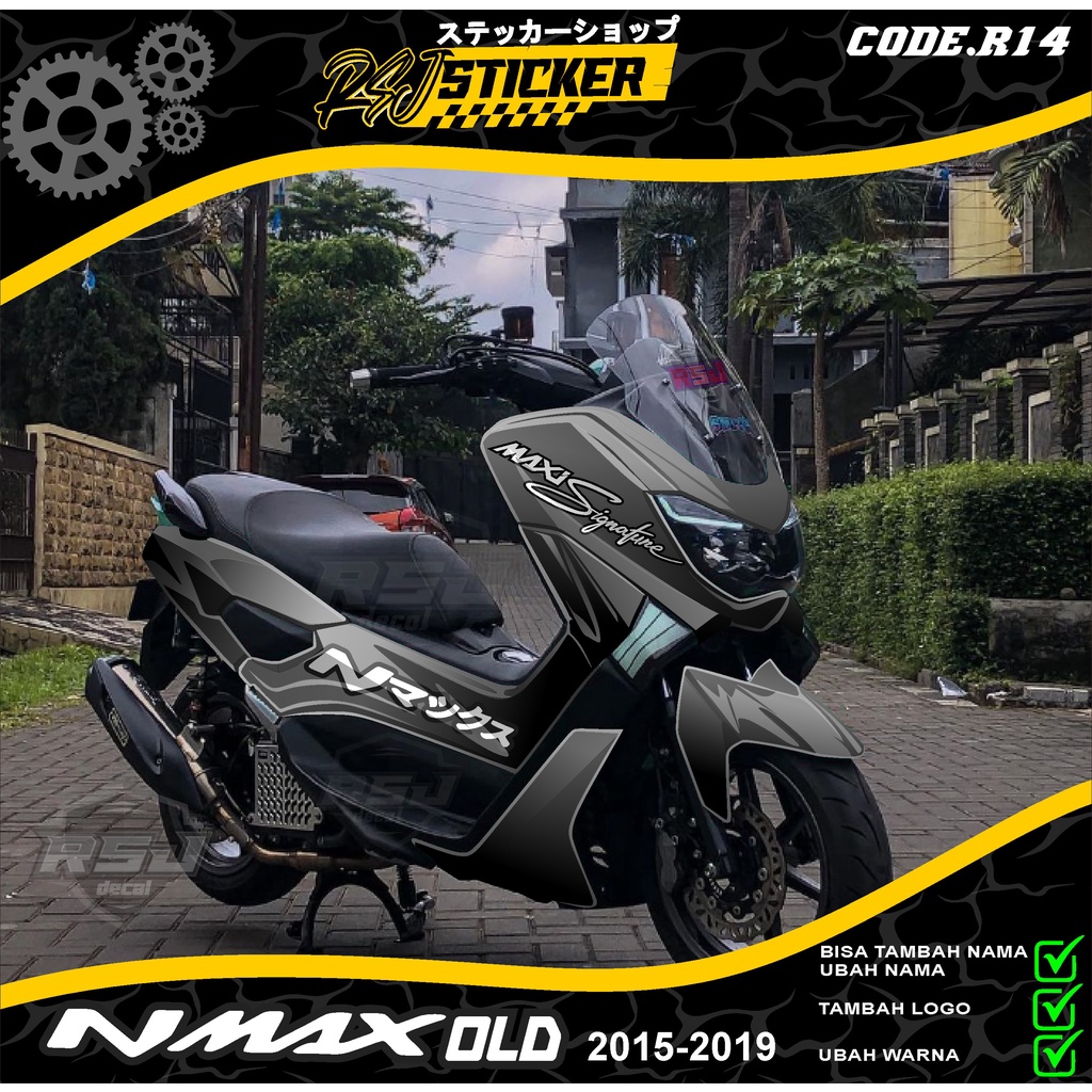 Jual (COD) Decal Sticker Stiker Yamaha Nmax 2016 2017 2018 2019 Full ...