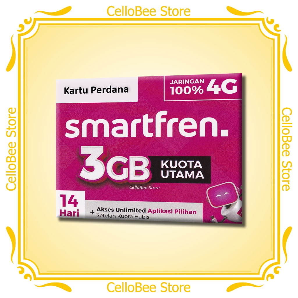 Jual Kartu Perdana Smartfren Unlimited NonStop 2GB / 3GB / 6GB | Shopee ...