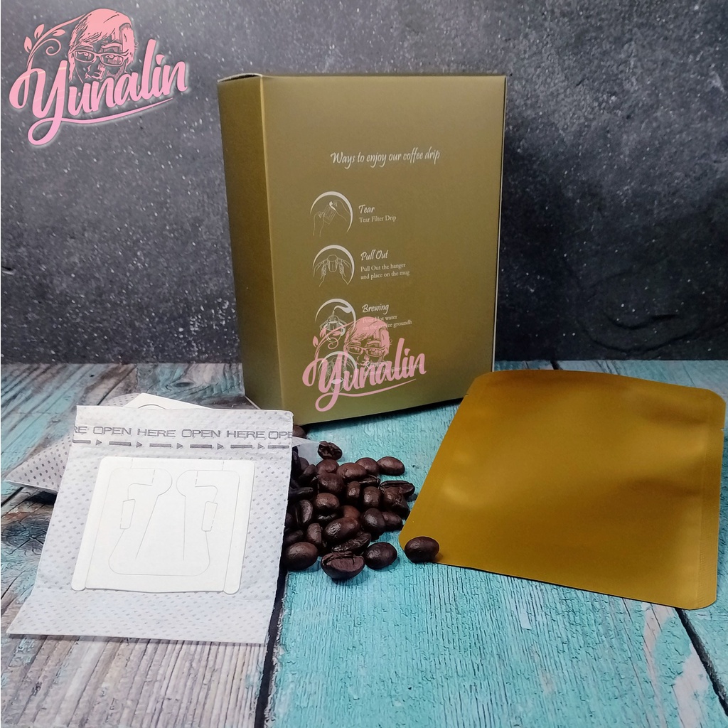 Jual PAKET DRIP BAG + SACHET + BOX DRIP GOLD | PAKET LENGKAP BOX COFFEE ...