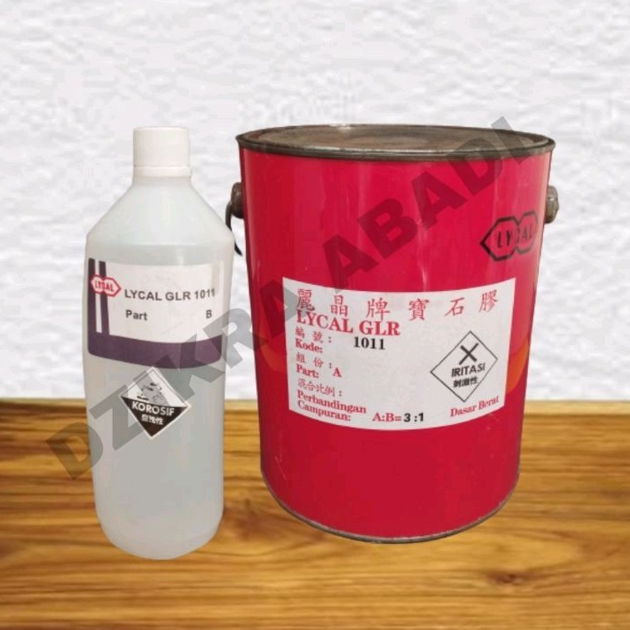 Jual Resin Lycal Lical Keras Bening (1011) 500.gr | Shopee Indonesia