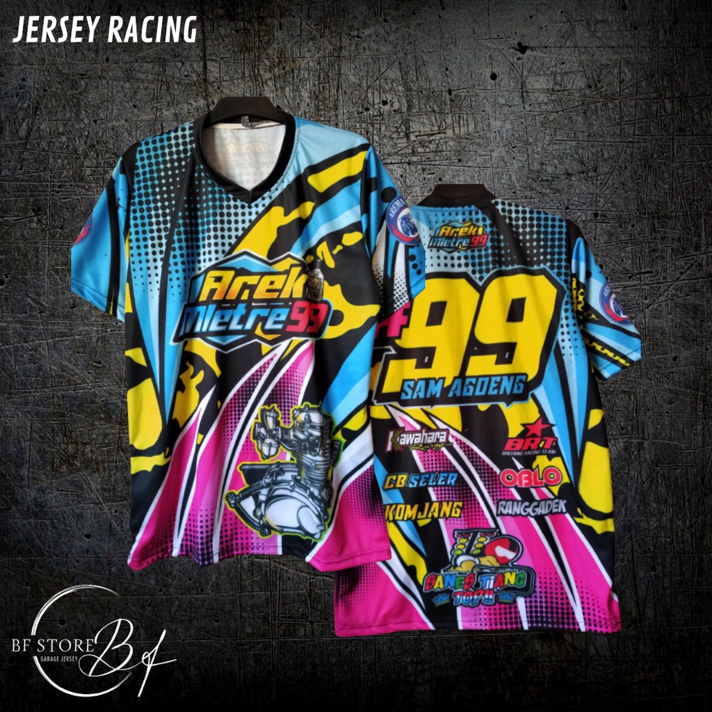 Jual Jersey Racing Uniseks, Jersey Cowok/Cewek, Bisa Request Desain ...