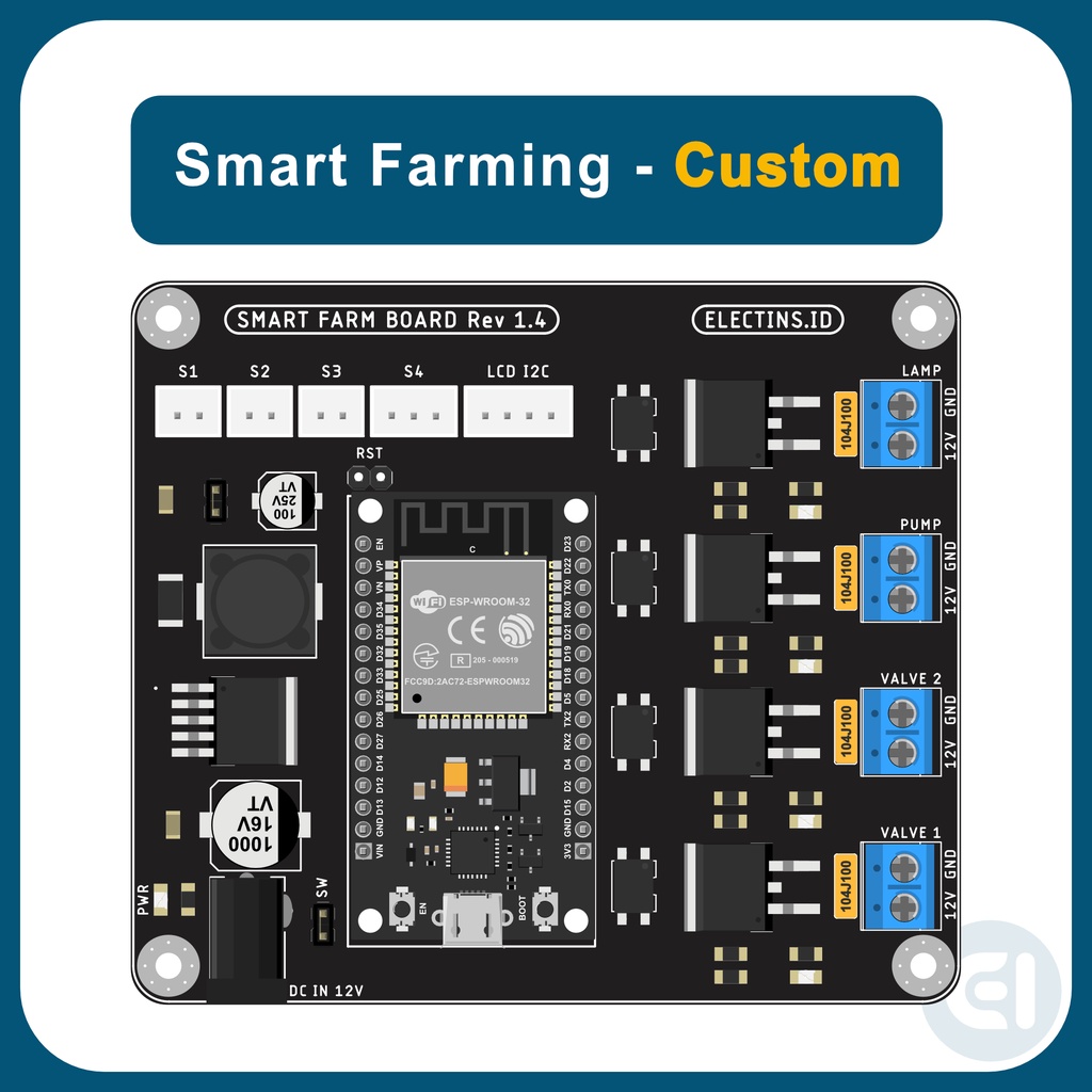 Jual IoT Kit Smart Farming 1.4 - Kit IoT Pertanian Cerdas - Mini Pump ...