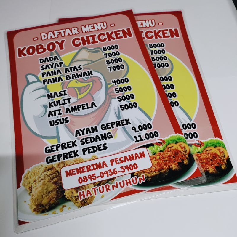 Jual Buku Menu Daftar Harga Makanan | Shopee Indonesia