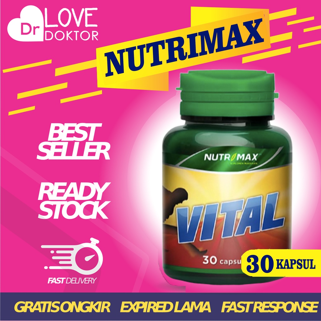 Jual Nutrimax Vital Vitamin Iron Zat Besi Penambah Darah Anemia