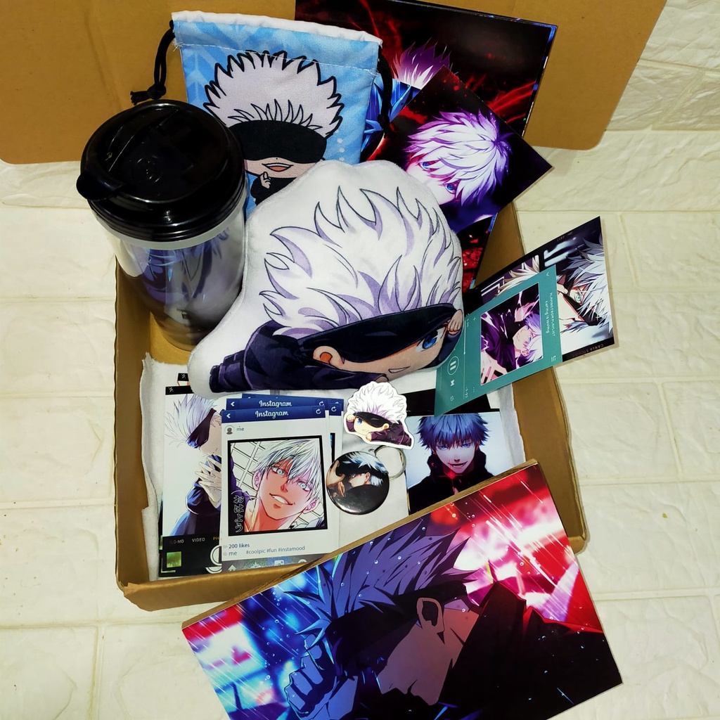 Jual paket merchandise anime / hampers / fan kit / jujutsu kaisen ...