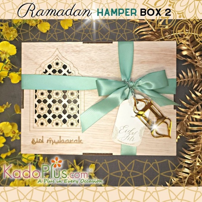 Jual Box Hampers Lebaran Box Kayu Laser Cut CUSTOM | Shopee Indonesia