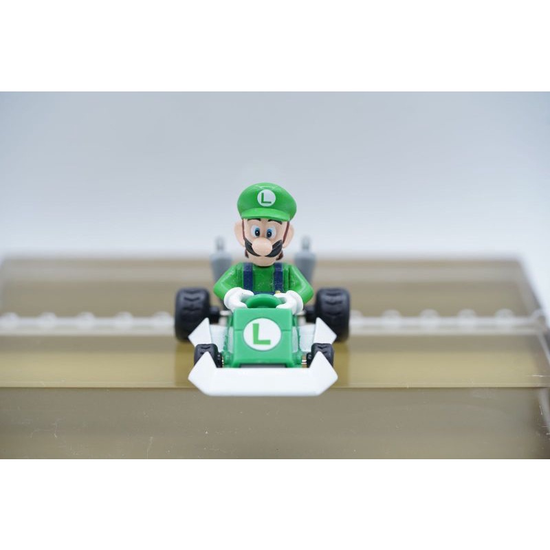 Figurine Mini Kart Luigi - Mario Kart DS - Kyodo Yujin Gashapon 2005 - Occasion