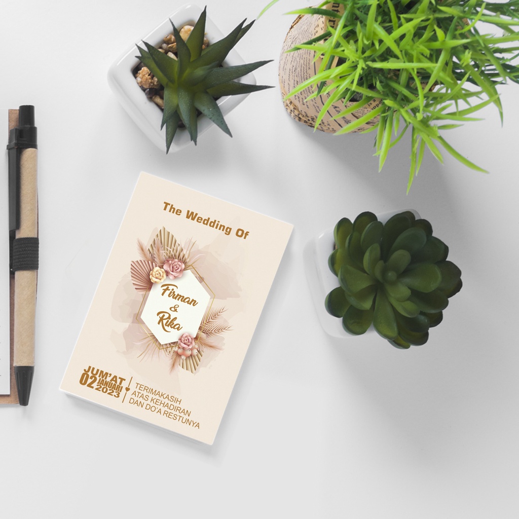 Jual Kartu Ucapan Souvenir Pernikahan/Wedding Card/Kartu Souvenir