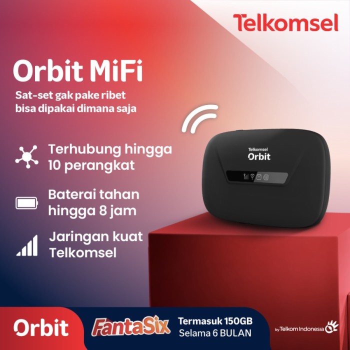 Jual Telkomsel Orbit Mifi N Portable Modem Wifi G High Speed Free