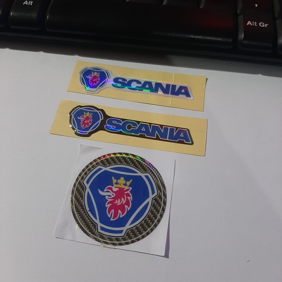 Jual Sticker Timbul Resin Scania Stiker Logo Lycal D Kecil Satuan Bus Truk Shopee Indonesia