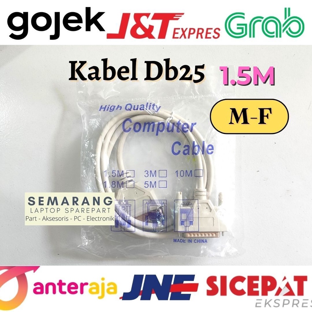 Jual Kabel Db M F Male Female To Printer Dot Matrix Parallel Paralel Serial Shopee Indonesia