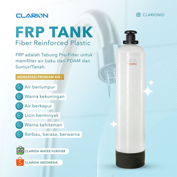 Jual Tabung FRP 1665 Clarion Tabung Filter Air Industri Tabung