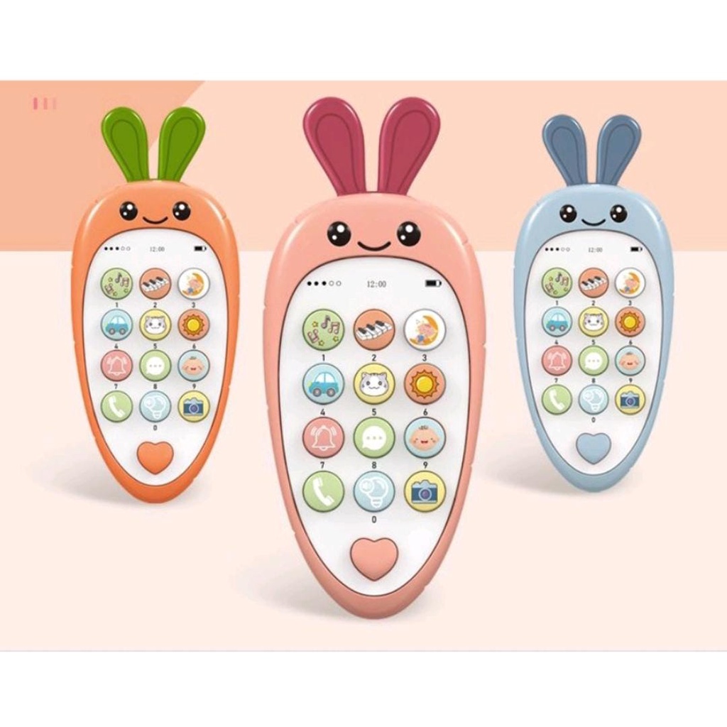 Jual Phone Rabbit | Mainan Handphone bayi /Mainan Telepon kelinci Baby ...