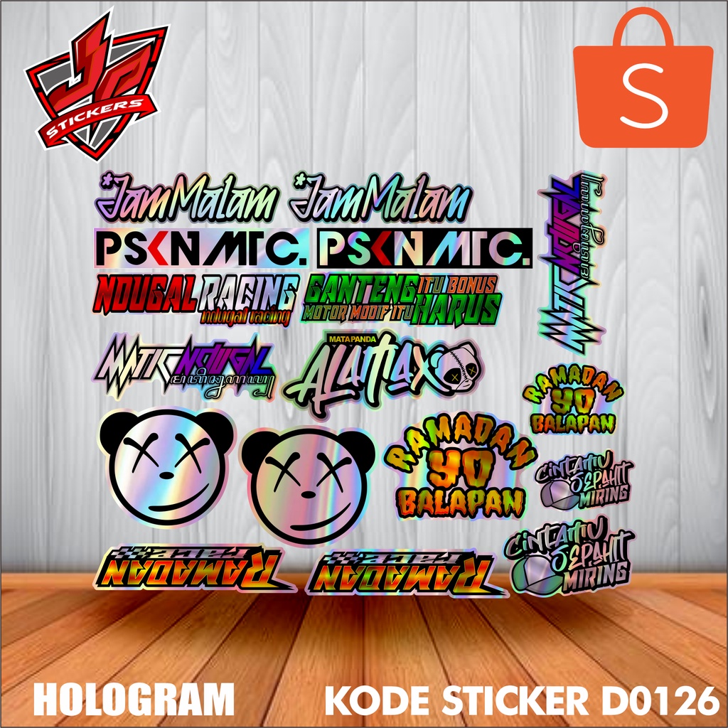 Jual STICKER SET NDUGAL RACING | RAMADAN RACE | LAMINASI | STICKER SET ...
