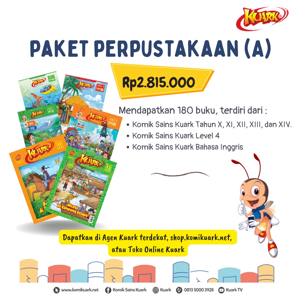 Jual KUARK Komik Sains - Paket Perpustakaan A | Shopee Indonesia