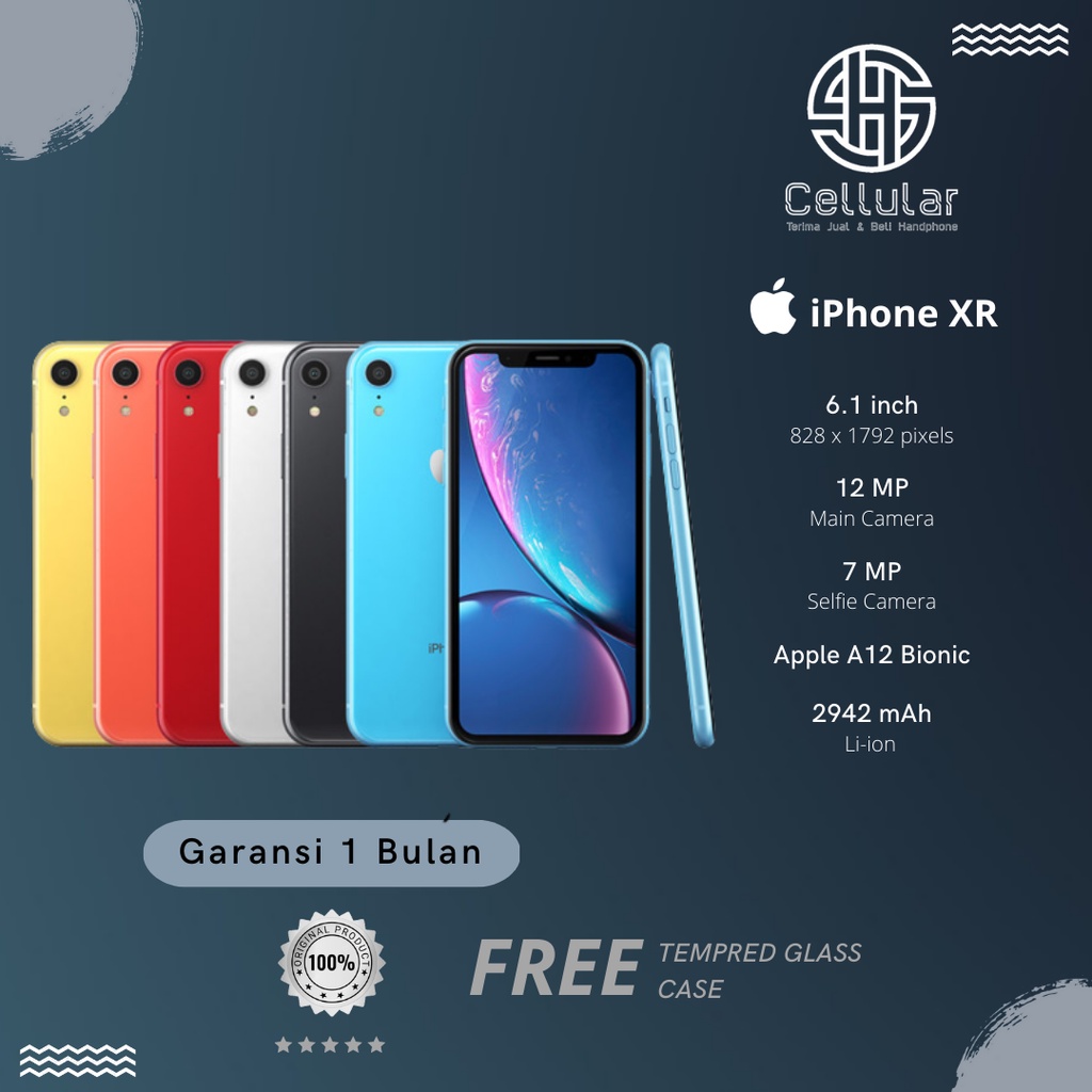 Jual iPhone XR 64GB Second Original full set inter Shopee Indonesia