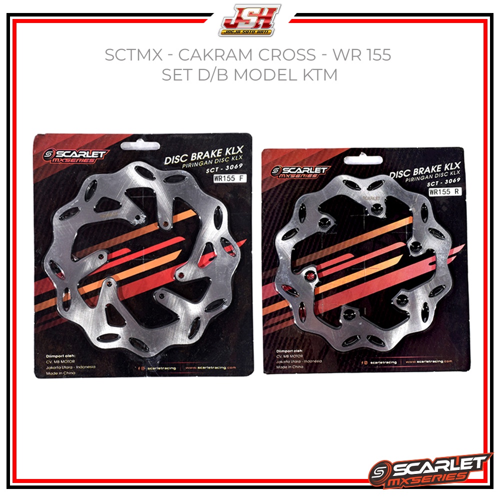 Jual Cakram Set Depan Belakang Model Ktm Scarlet And Disk Piringan Disc Motor Crf L Klx