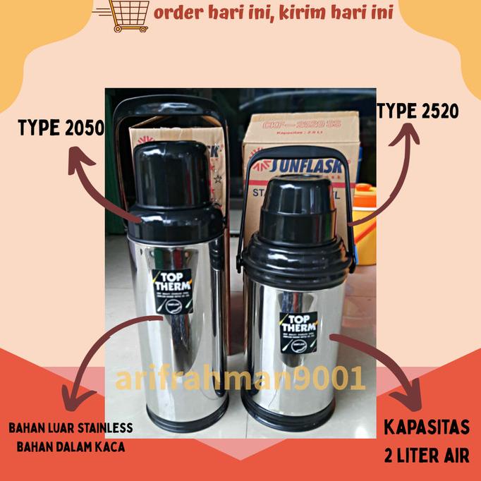 Jual Thermos Air Panas Termos Air Panas Stainless Liter Tipe Su Shopee Indonesia