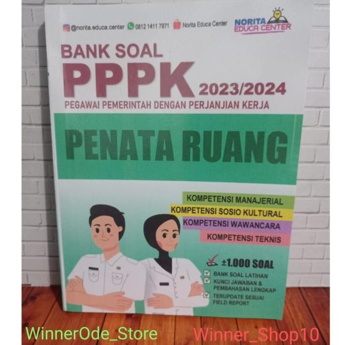 Jual Buku Bank Soal Pppk Penata Ruang 2023-2024|Original Bimbel ...