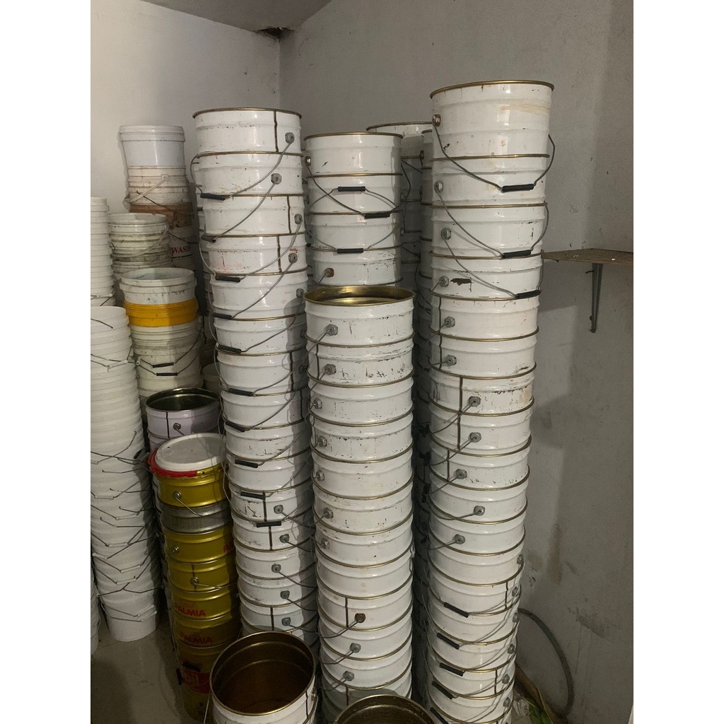 Jual Palken Besi 25kg plus tutup Ember Pail Besi Tong Ember Palken 25kg ...