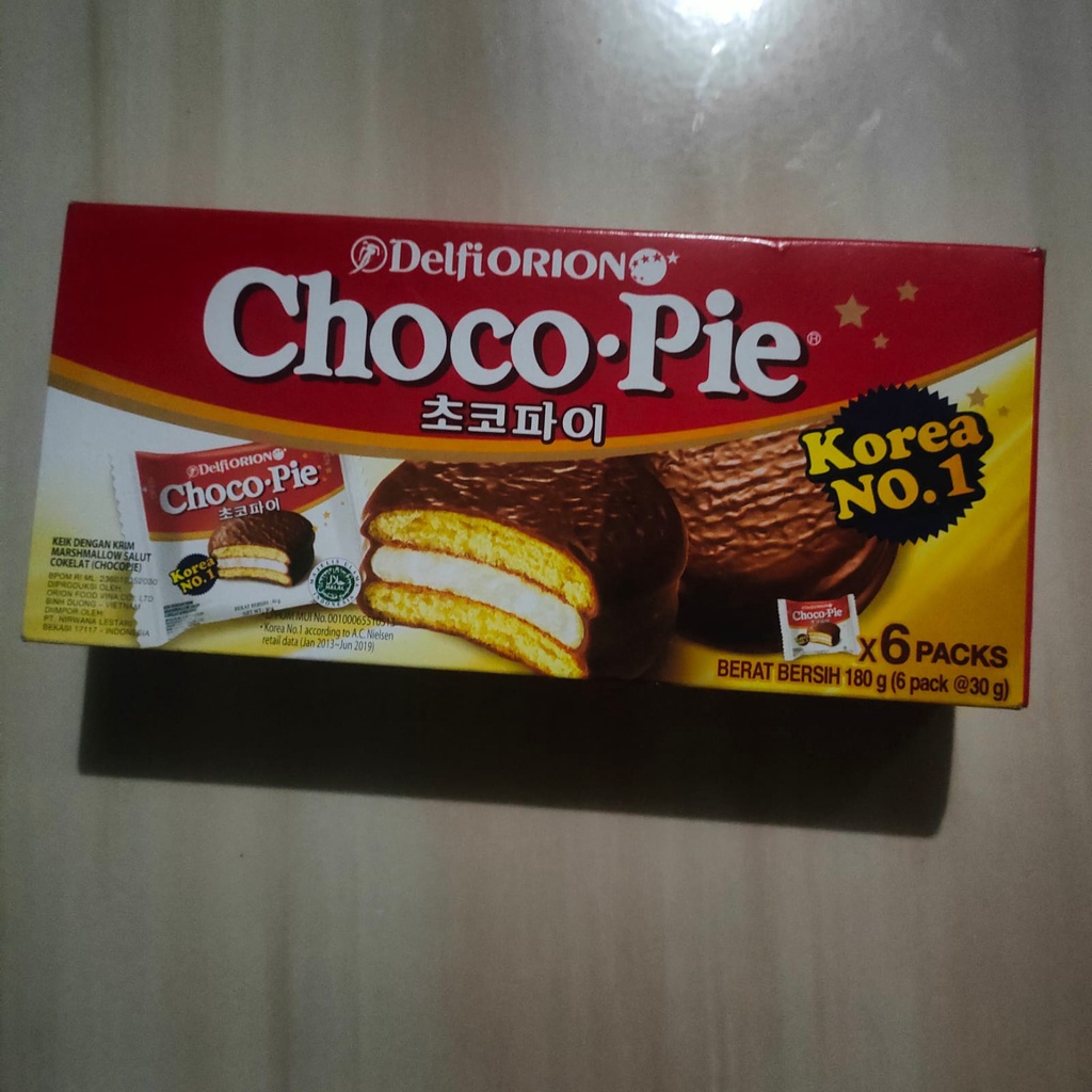 Jual Delfi Orion Choco Pie Original Gr Pack Gr Shopee Indonesia