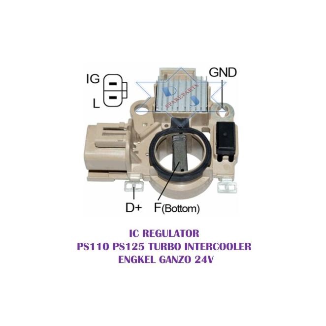 Jual Ic Regulator Ps110 Ps125 Turbo Intercooler Engkel Ganzo 24V ...