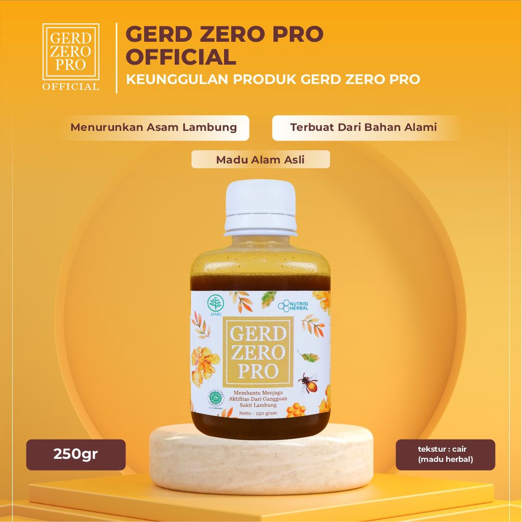 Jual Madu Gerd Zero Pro Asam Lambung Original X Lebih Cepat Atasi Masalah Lambung Original