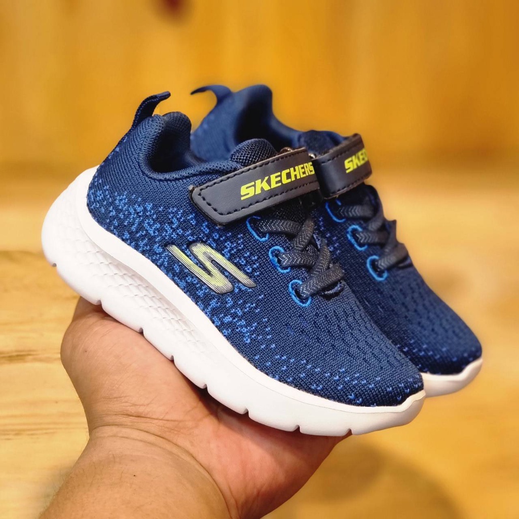 Jual Sepatu Anak Laki-Laki Sekolah Skechers Biru Navy Premium | Shopee ...