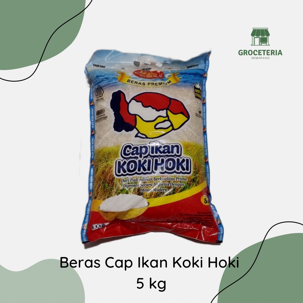 Jual BERAS CAP IKAN KOKI HOKI 5KG | Shopee Indonesia