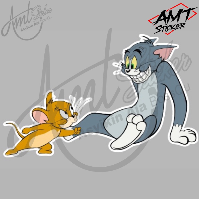 Jual Stiker Gambar Tom & Jerry - Sticker Kartun | Shopee Indonesia