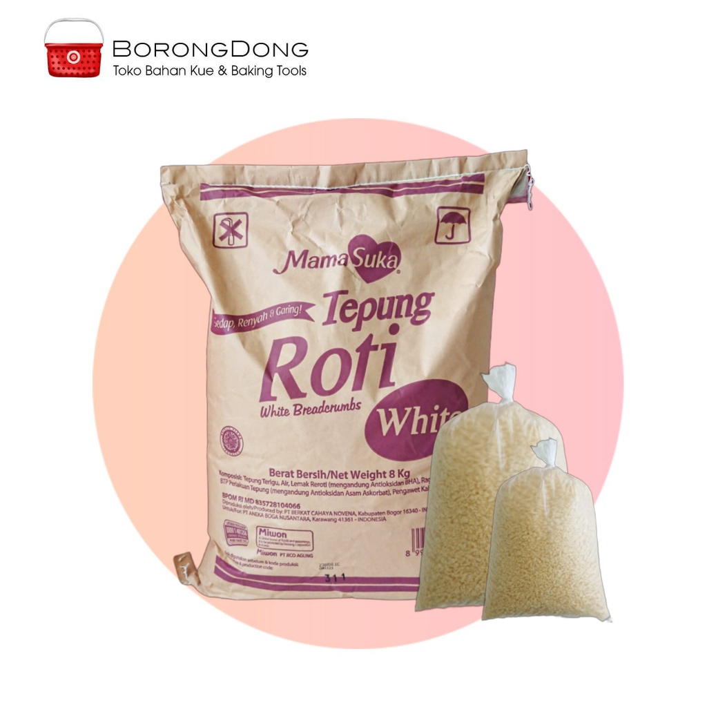 Jual Mamasuka Tepung Panir White / Tepung Roti / Kemasan Repack 250g ...