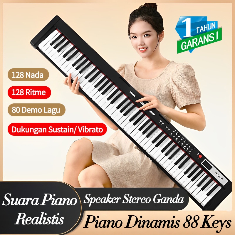 Jual Portable Keyboard 88 Keys, Piano 88 Keys, Organ Elektronik