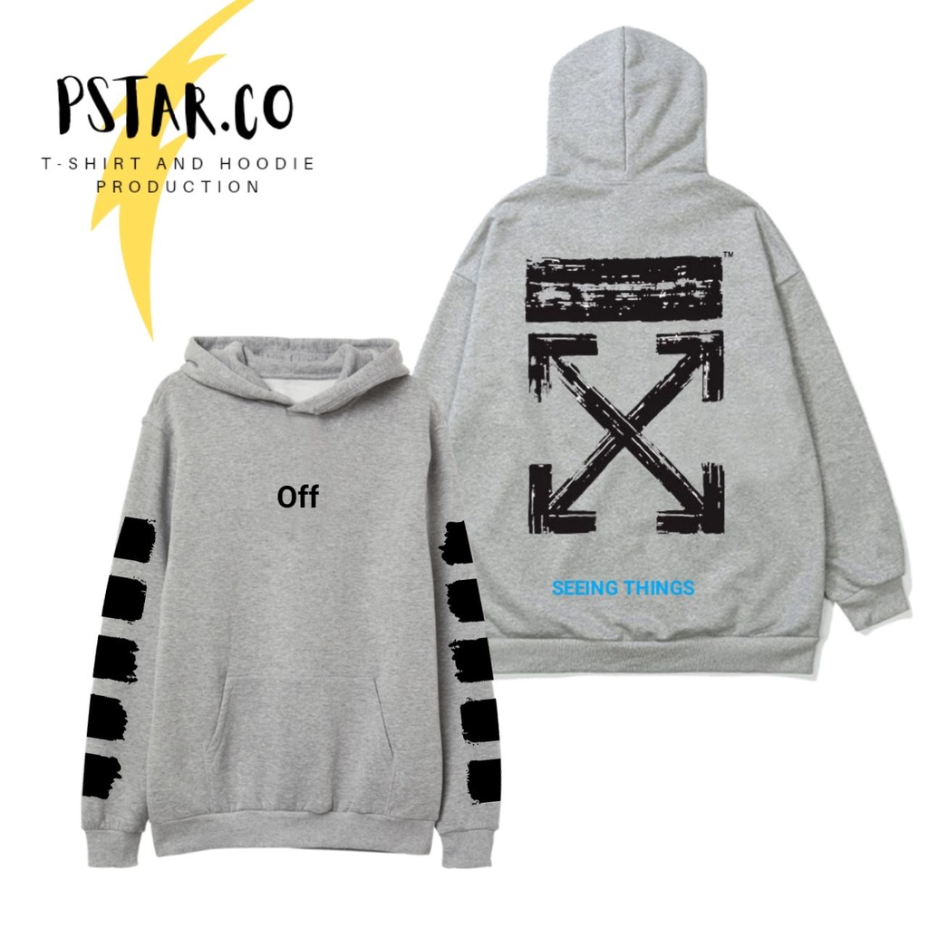 Off want White Seeing Things Hoodie
