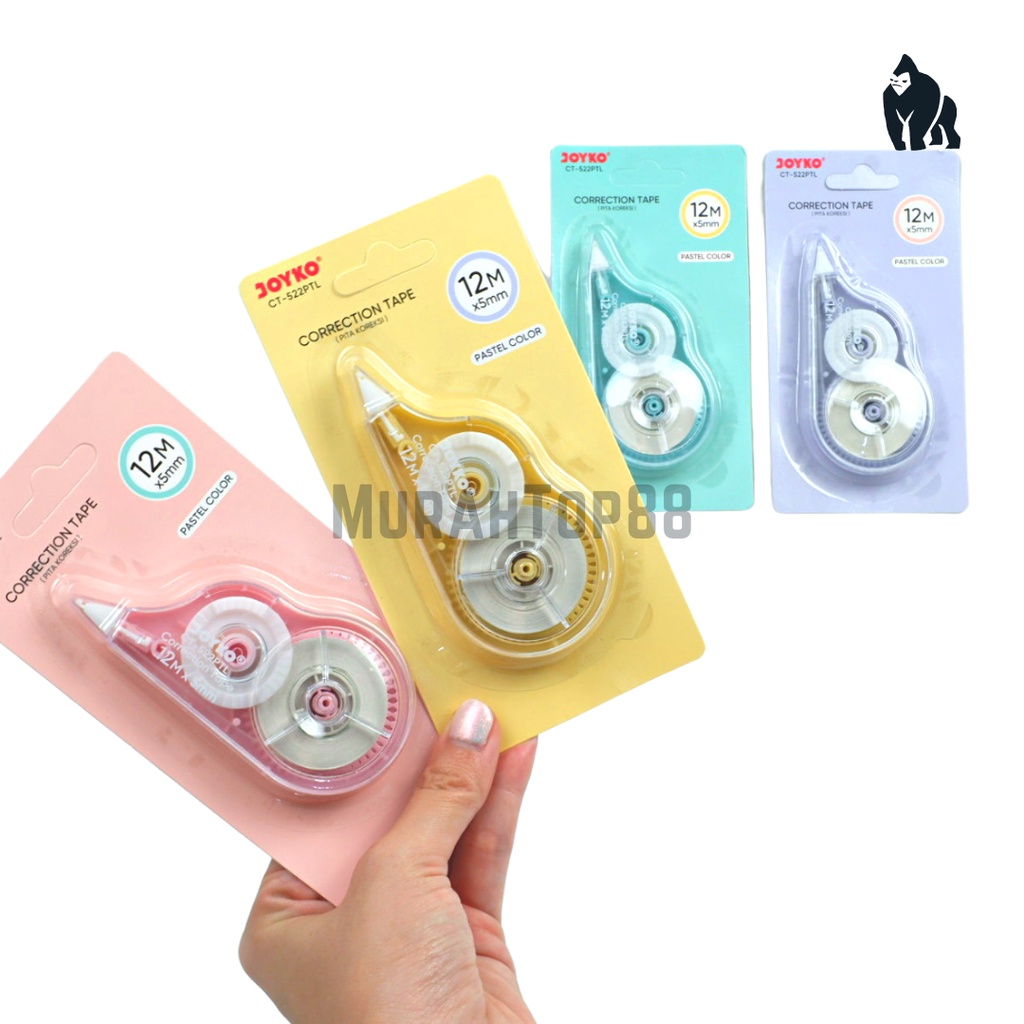 Jual Correction Tape Joyko CT522PTL Pastel Color / Tipex Kertas Roll
