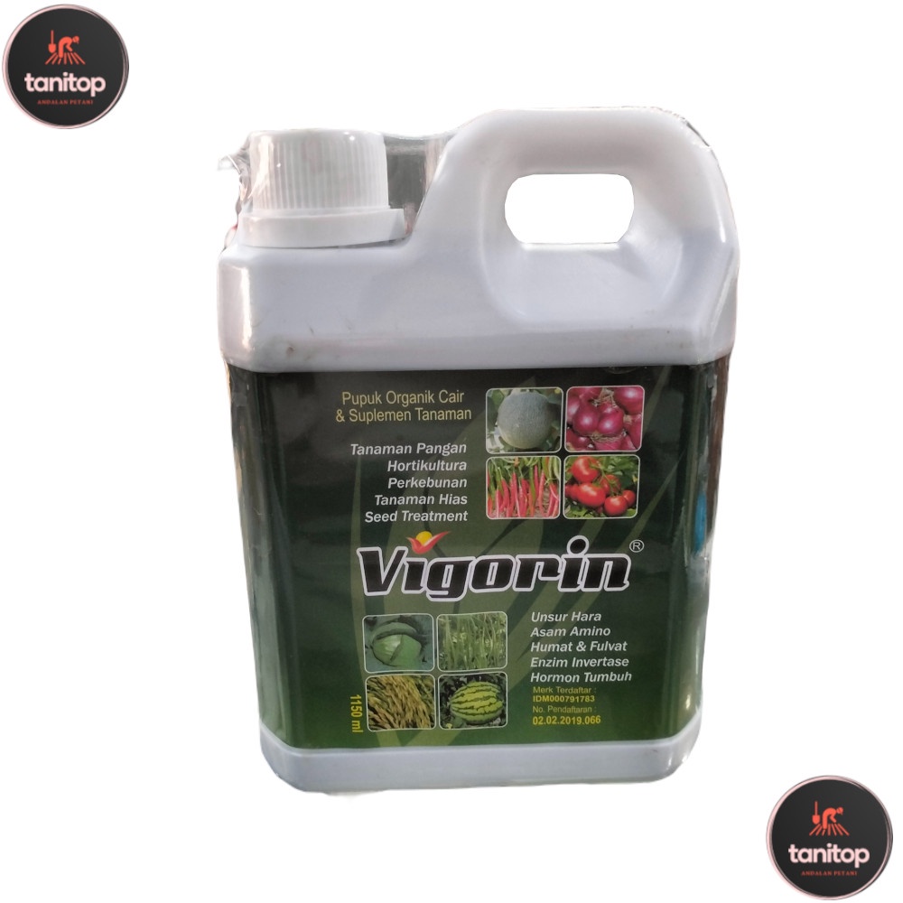 Jual Stok Baru Vigorin 1 Liter Vigorin 1150 ml Pupuk Organik Cair ...