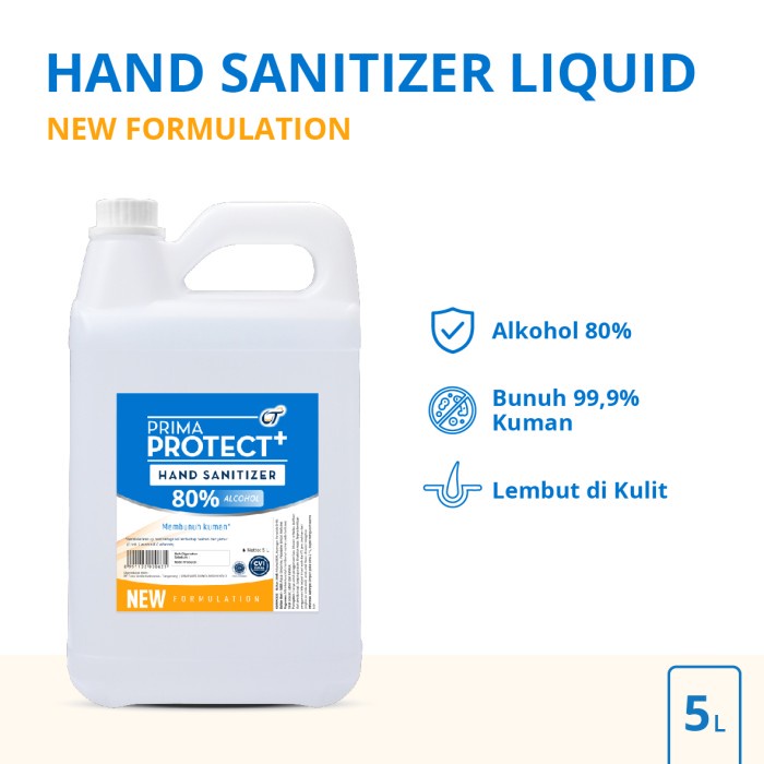 Jual PRIMA PROTECT+ Hand Sanitizer 5L (New Formulation) Shopee Indonesia