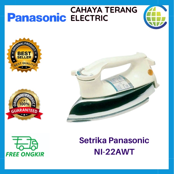 Jual Panasonic Setrika Berat Ni Awt Awt Anti Lengket Heavy Weight Dry Iron Watt