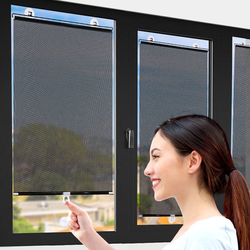 Roller Blind Tirai Penahan Sinar Matahari 58x125cm Tirai Jendela