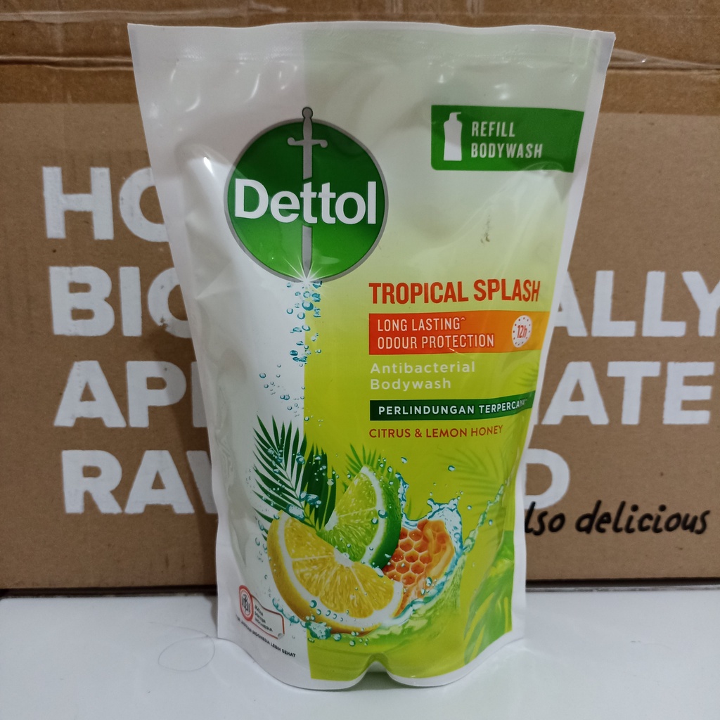 Jual Dettol Antibacterial Body Wash Sabun Mandi Cair Tropical Splash
