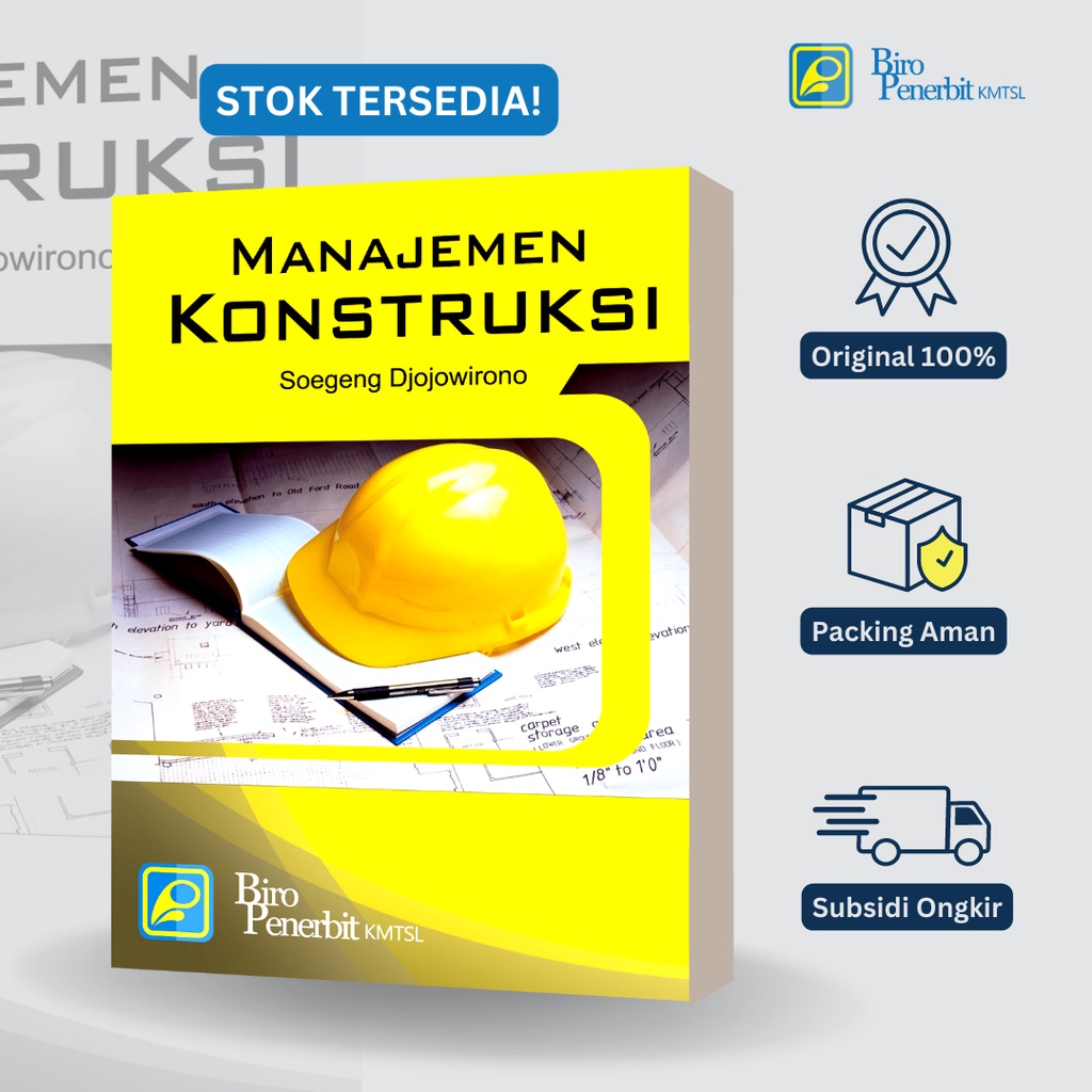 Jual BUKU TEKNIK SIPIL Manajemen Konstruksi Oleh Soegeng Djojowirono ...