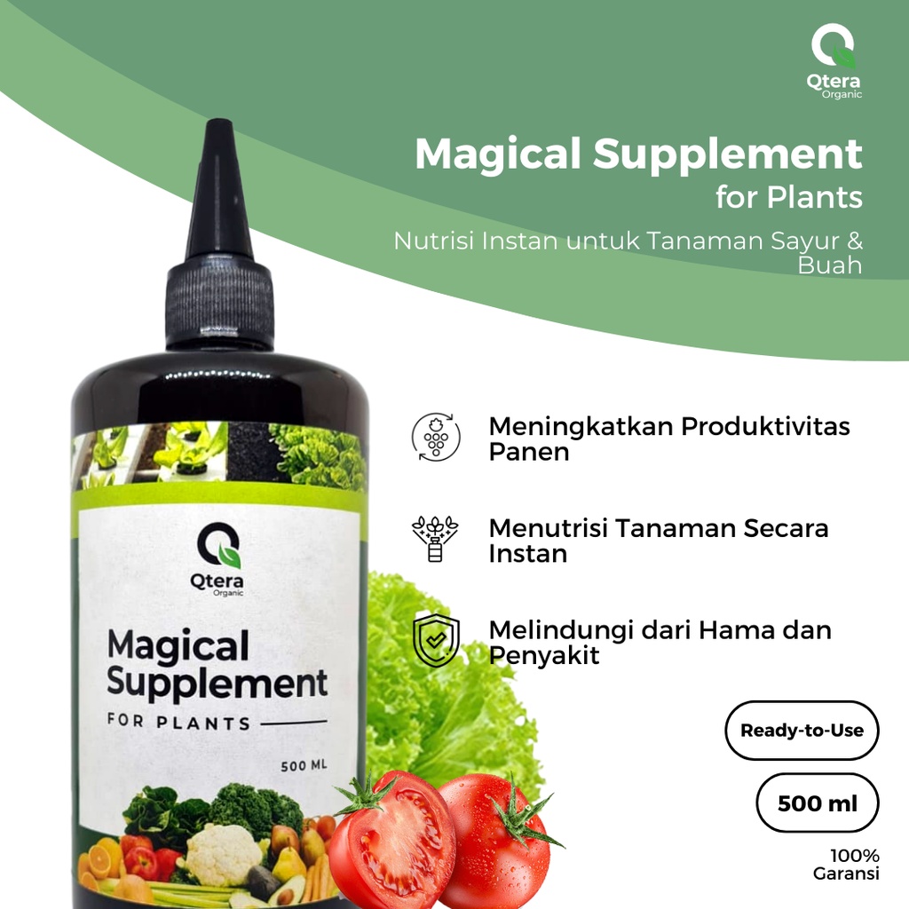 jual magical supplement 500ml qtera organic meningkatkan