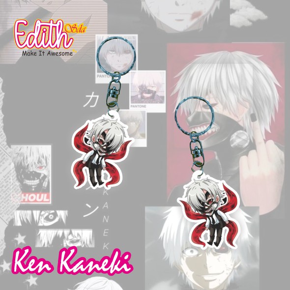 Jual [BUKAN PO] Gantungan Kunci Kaneki Tokyo Ghoul Keychain